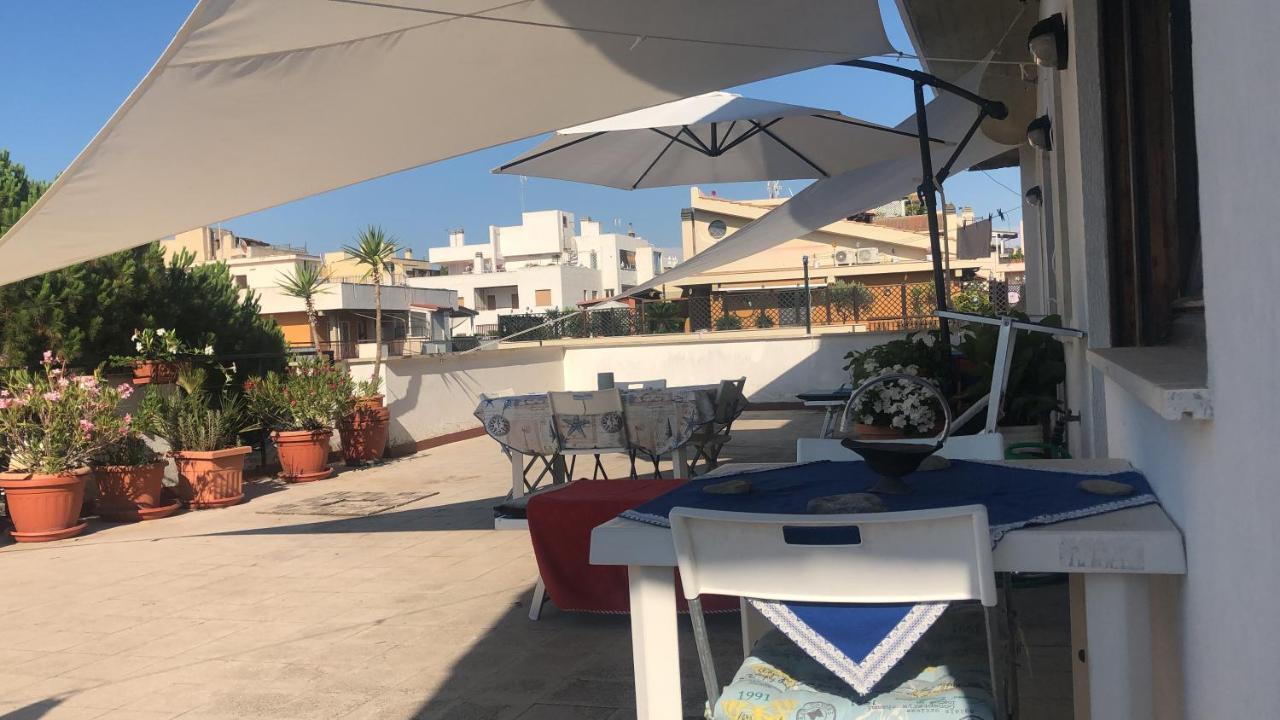 Attico Terramare - Beach & Maxi Terrace & Electricbbq Санта-Маринелла Экстерьер фото